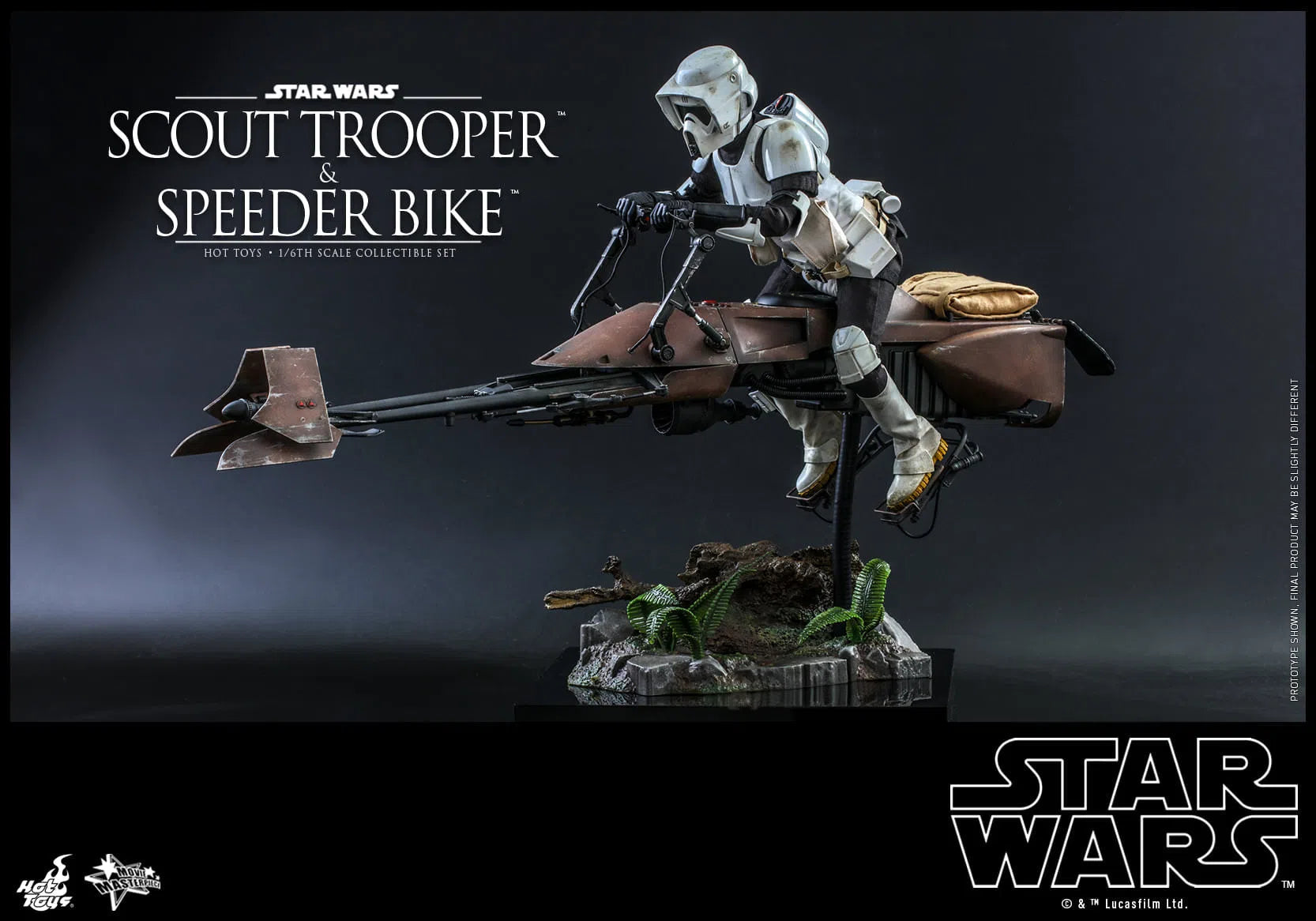 Scout Trooper & Speeder Bike: Star Wars: Return Of The Jedi: MMS612: Hot Toys