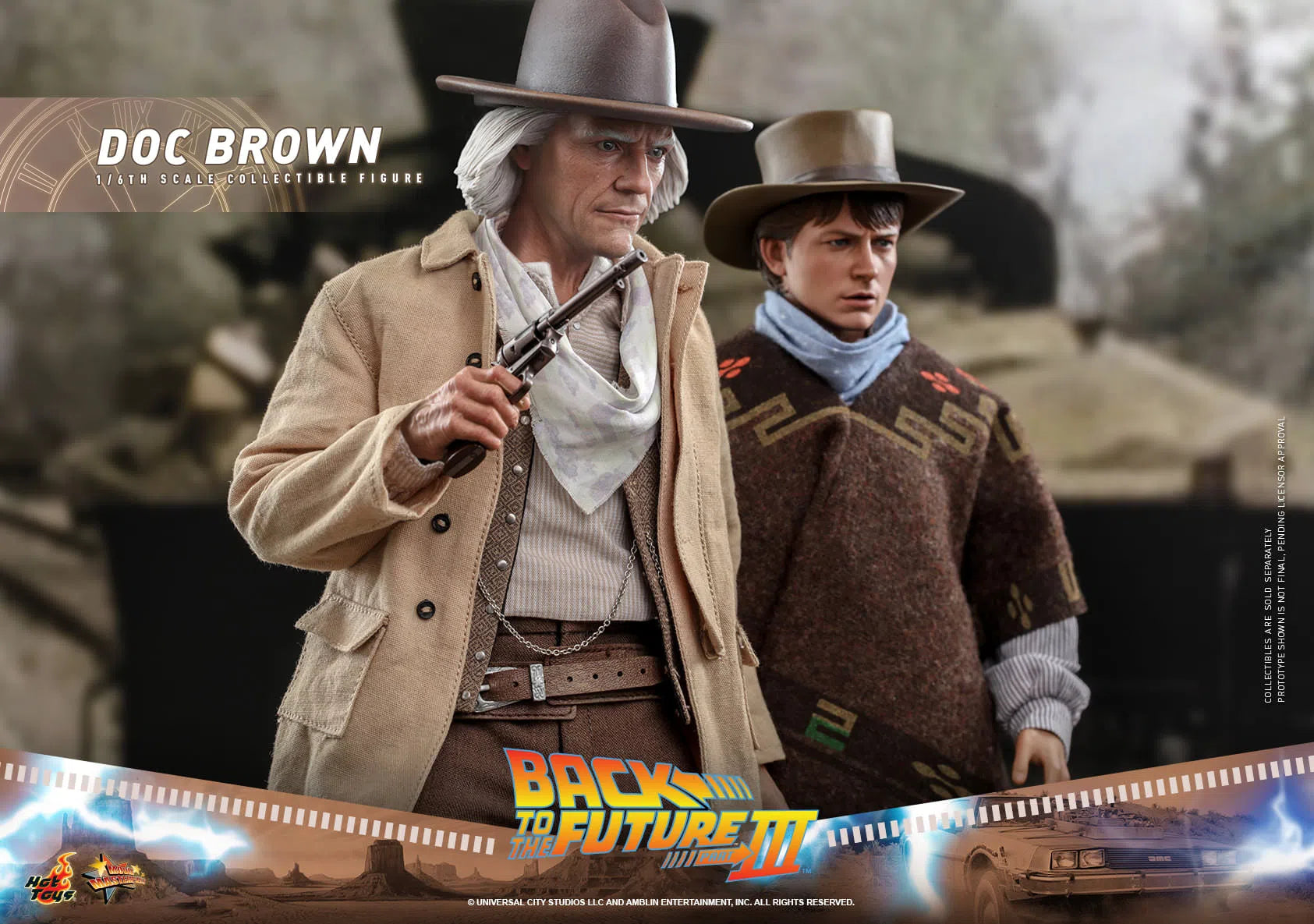 Doc Brown: Back To The Future Part III: MMS617: Hot Toys