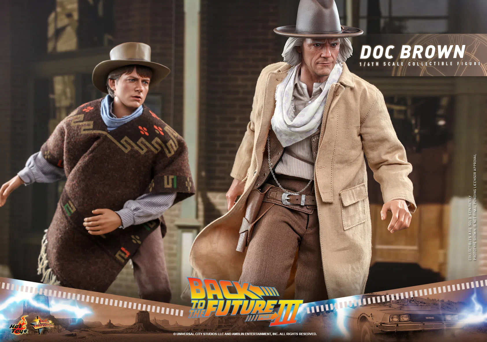 Doc Brown: Back To The Future Part III: MMS617: Hot Toys
