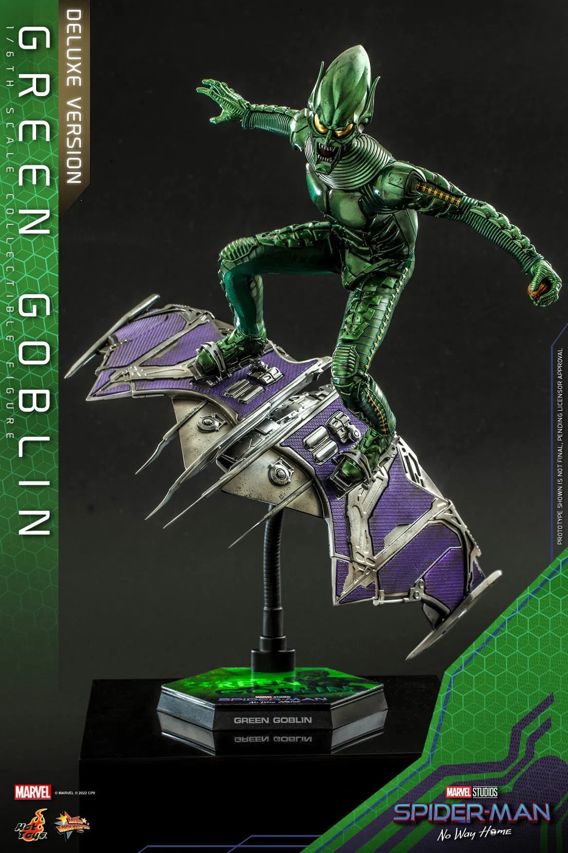 Green Goblin: Spider-Man: No Way Home: MMS631: Marvel: Deluxe: Hot Toys