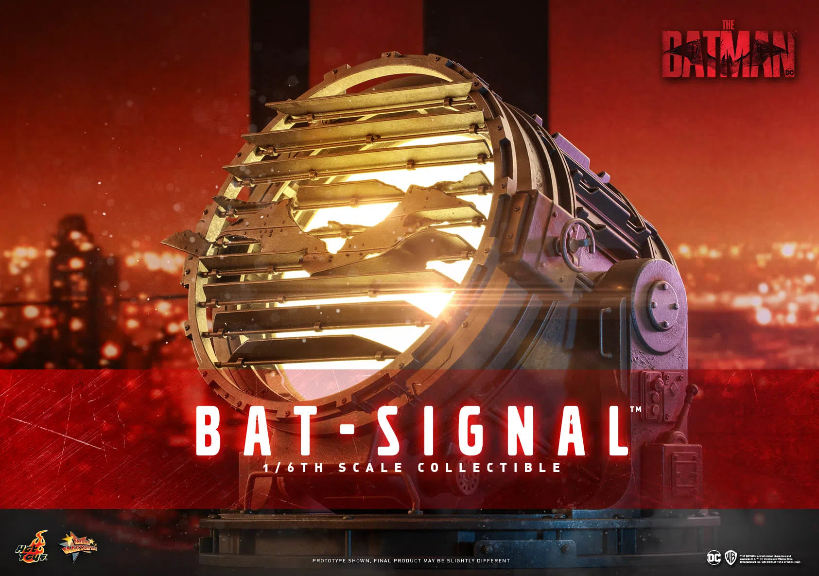 Batman & Bat-Signal Deluxe: The Batman: DC Comics: MMS641: Hot Toys