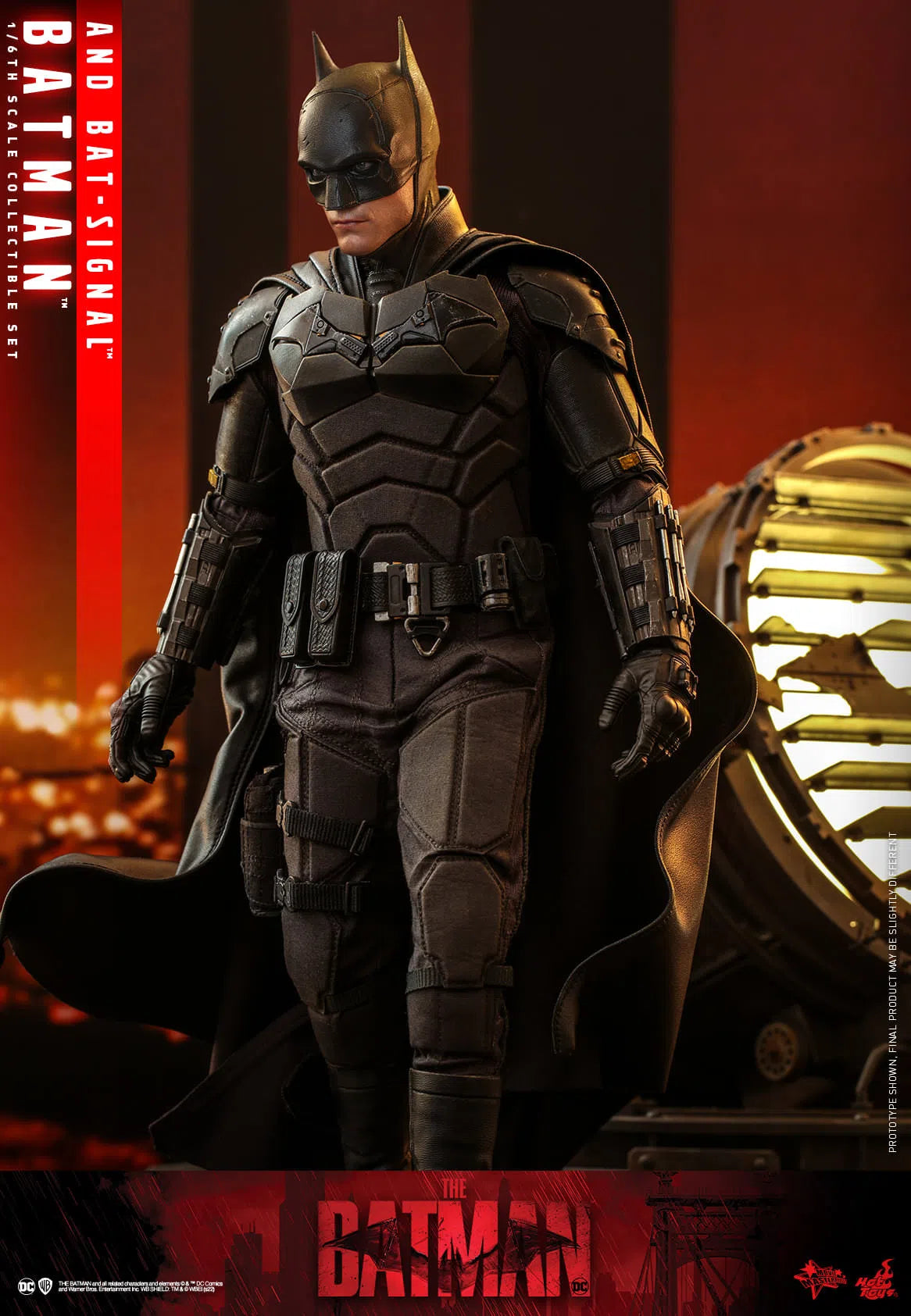 Batman & Bat-Signal Deluxe: The Batman: DC Comics: MMS641: Hot Toys
