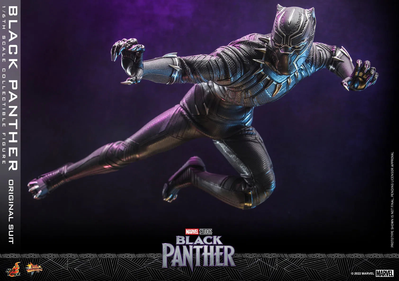Black Panther: Original Suit: Black Panther: MMS671: Hot Toys