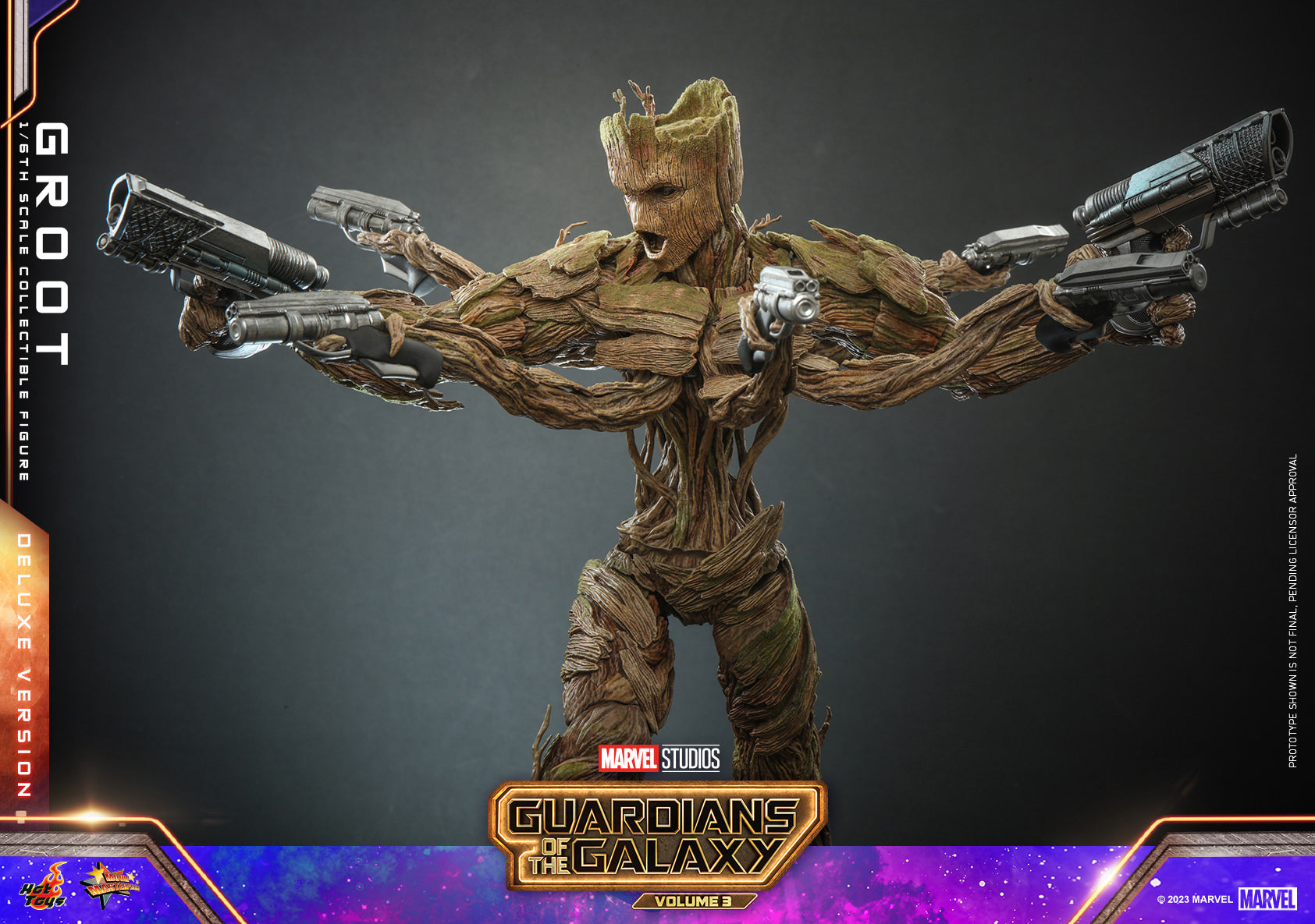 Groot: Deluxe: Guardians Of The Galaxy Vol.3: Marvel: Hot Toys