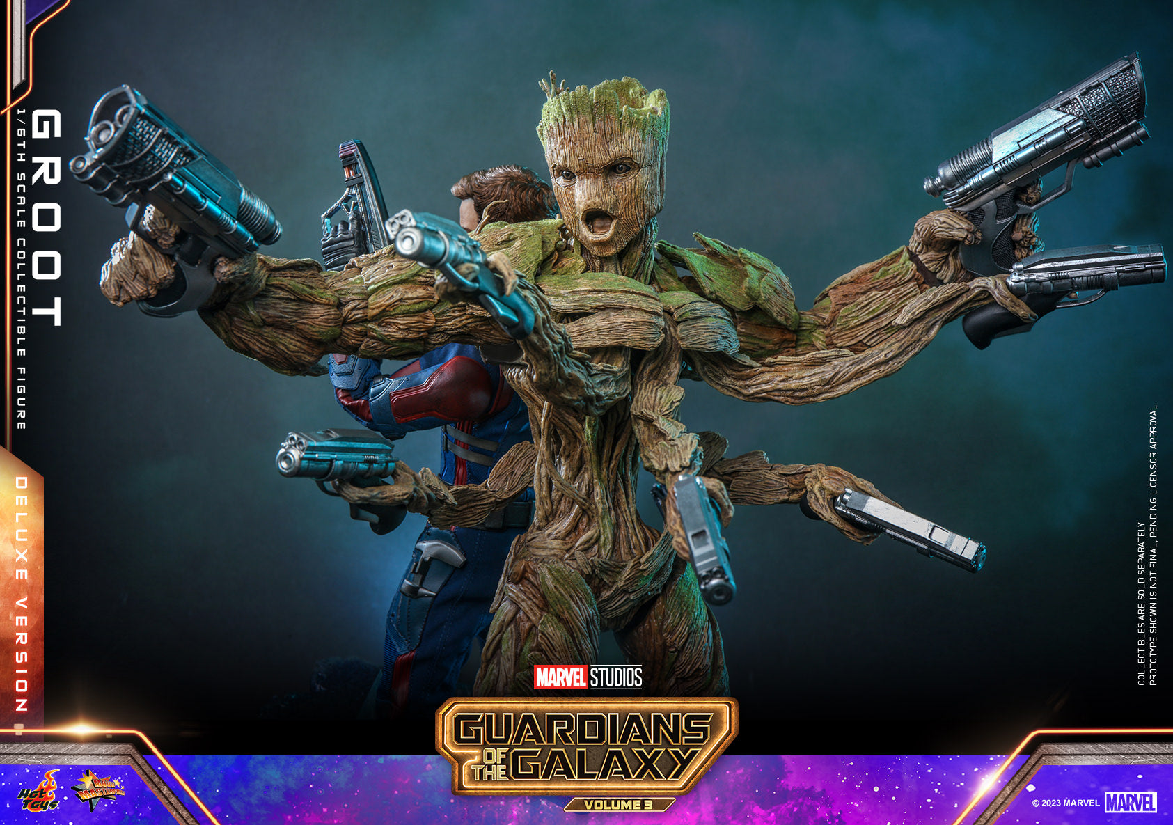 Groot: Deluxe: Guardians Of The Galaxy Vol.3: Marvel: Hot Toys