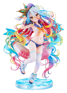No Game No Life Statue 1/7 Shiro: Sailor-Style Swimsuit Ver. 24 cm - Good Smile Company Statues