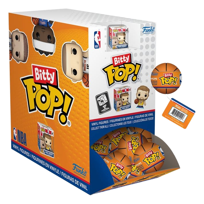 NBA Mystery Bitty POP! Vinyl Figure Blind Box Display (24) 2 cm - Funko Mini Figures, Pop! Figures, Blind Boxes