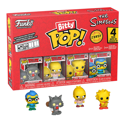 The Simpsons Bitty POP! Vinyl Figure 4-Pack Series 4 2 cm - Funko Pop! Figures