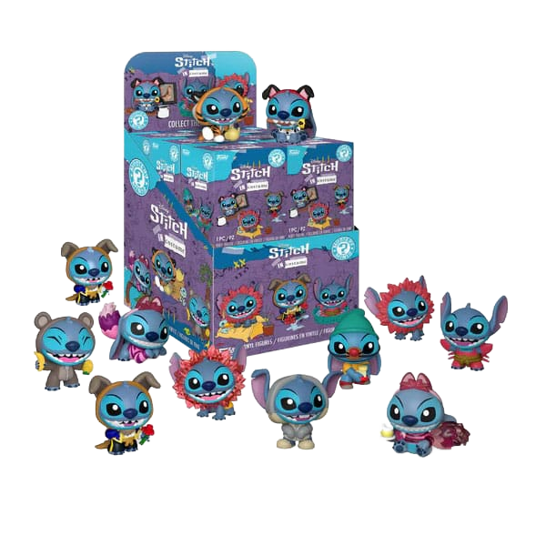 Disney Mystery Mini Figures 5 cm Stitch in Costume Display (12) - Funko Blind Boxes, Mini Figures & Capsule Toys