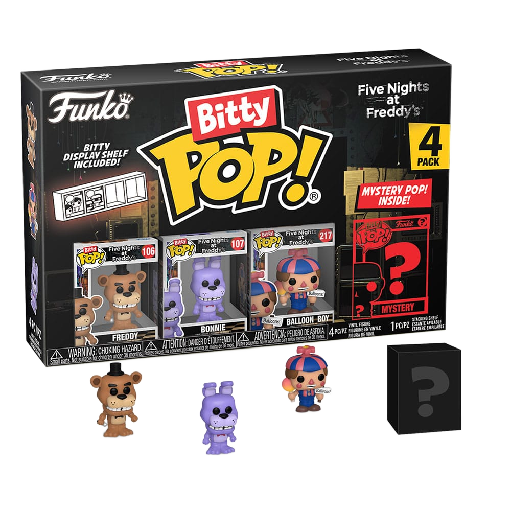 Five Nights at Freddy's Bitty POP! Vinyl Figure 4-Pack Freddy 2,5 cm - Funko Pop! Figures