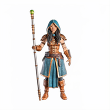 Mythic Legions: Human Wizard (Base Figure): Action Figure - Four Horsemen Toy Design Action Figures