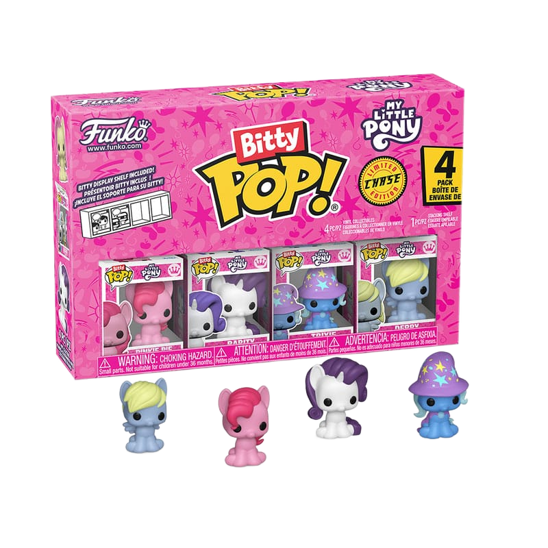 My Little Pony Bitty POP! Vinyl Figure 4-Pack Pinkie Pie 2,5 cm - Funko Mini Figures, Pop! Figures