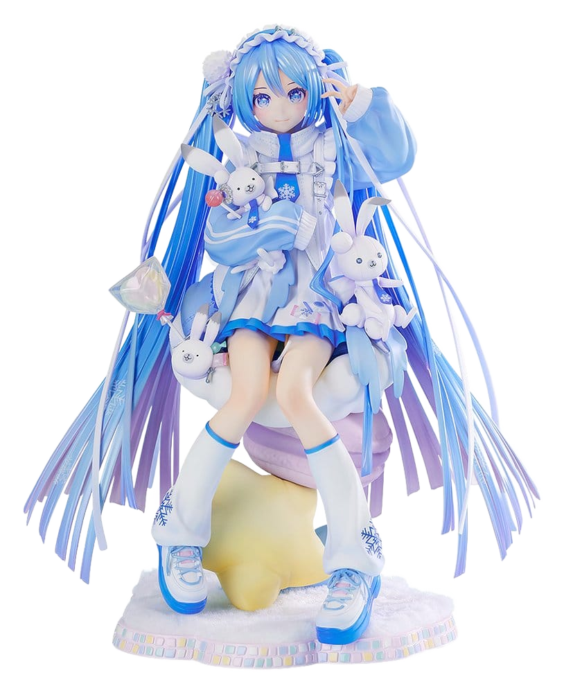 Character Vocal Series 01: Hatsune Miku PVC Statue 1/7 Snow Miku: Yukiiro Pop Ver. 24 cm - Good Smile Company Statues