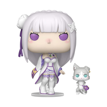Re:Zero POP!&Buddy Animation Vinyl Figures Emilia w/Puck - Funko Pop! Figures