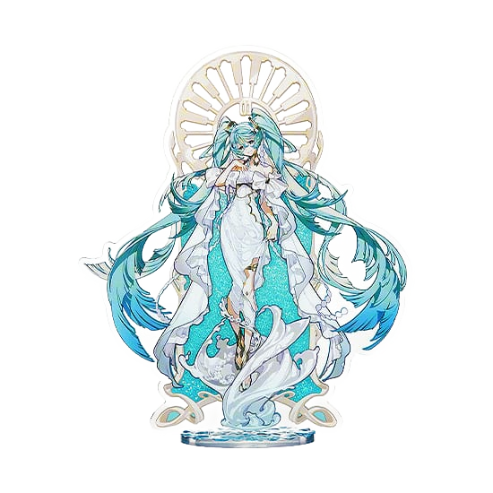 Character Vocal Series 01: Hatsune Miku Acrylic Stand Hatsune Miku feat. Yoneyama Mai Glitter Ver. 20 cm - Good Smile Company Statue