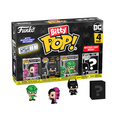 Batman 85th Anniversary Bitty POP! Vinyl Figure 4-Pack Two Face 2,5 cm - Funko Mini Figures, Pop! Figures