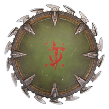 Doom: The Dark Ages Wall Mount Shield Saw 25 x 25 cm - Dark Horse Decoration