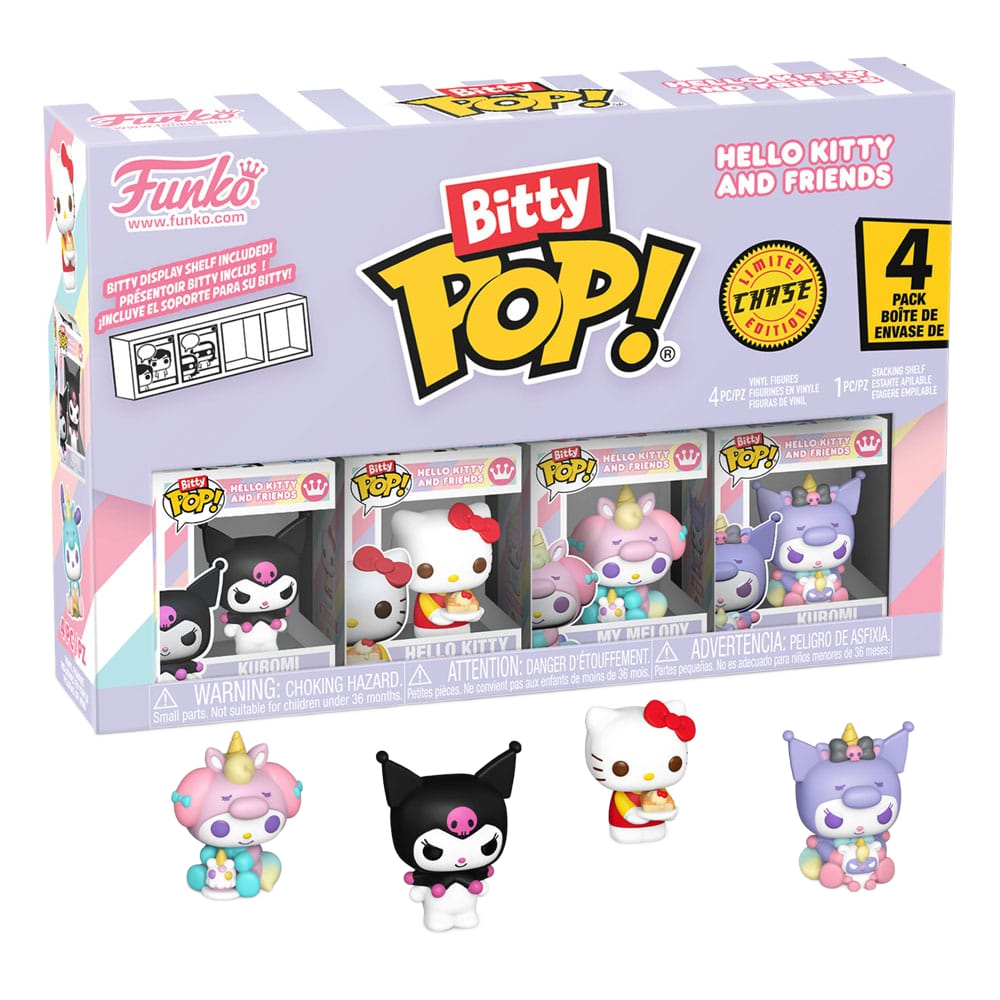 Hello Kitty and Friends Bitty POP! Vinyl Figure 4-Pack Series 3 2 cm - Funko Pop! Figures