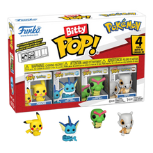 Pokémon Bitty POP! Vinyl Figure 4-Pack Series 1 2 cm - Funko Mini Figures, Pop! Figures