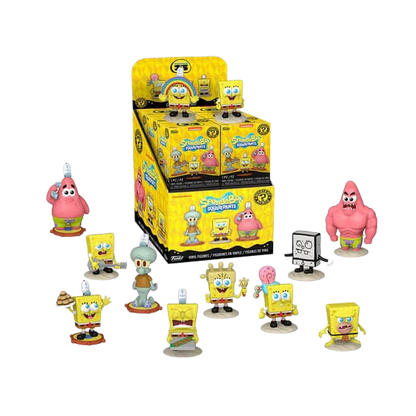 SpongeBob SquarePants Mini Figures 25th Anniversary 5 cm Display (12) - Funko Blind Boxes, Mini Figures & Capsule Toys