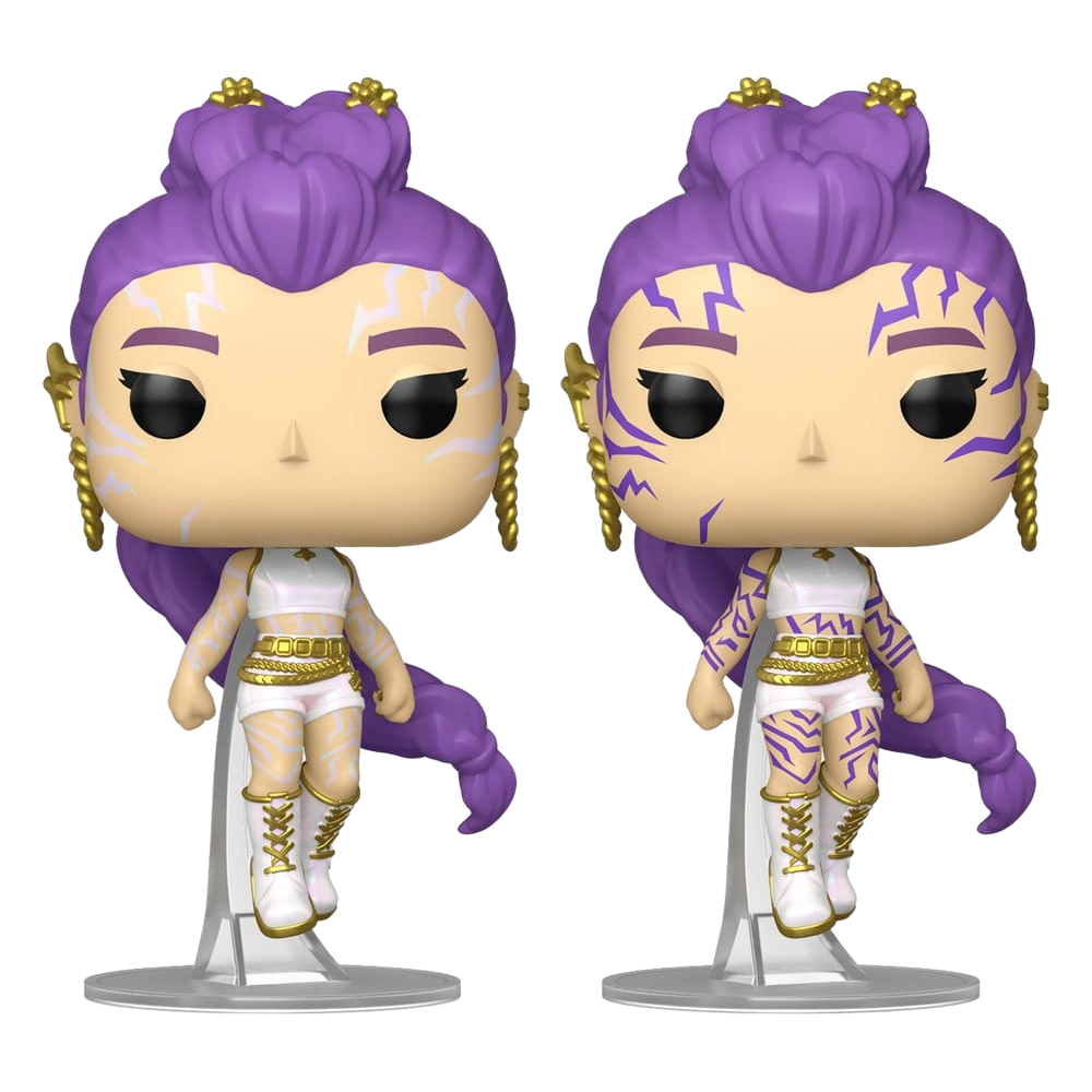 KPop Demon Hunters POP! Animation Vinyl Figures Rumi with Chase (Glow) Assortment Box Qty 6 - Funko Pop! Figures