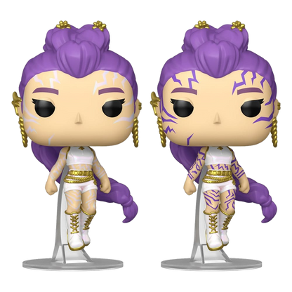 KPop Demon Hunters POP! Animation Vinyl Figures Rumi with Chase (Glow) Assortment Box Qty 6 - Funko Pop! Figures