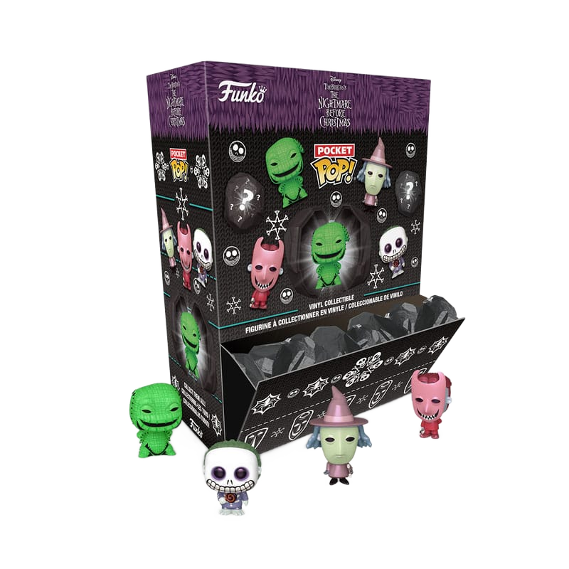 Nightmare before Christmas Pocket POP! Vinyl Figure Coal 4 cm Display (12) - Funko Pop! Figures, Blind Boxes