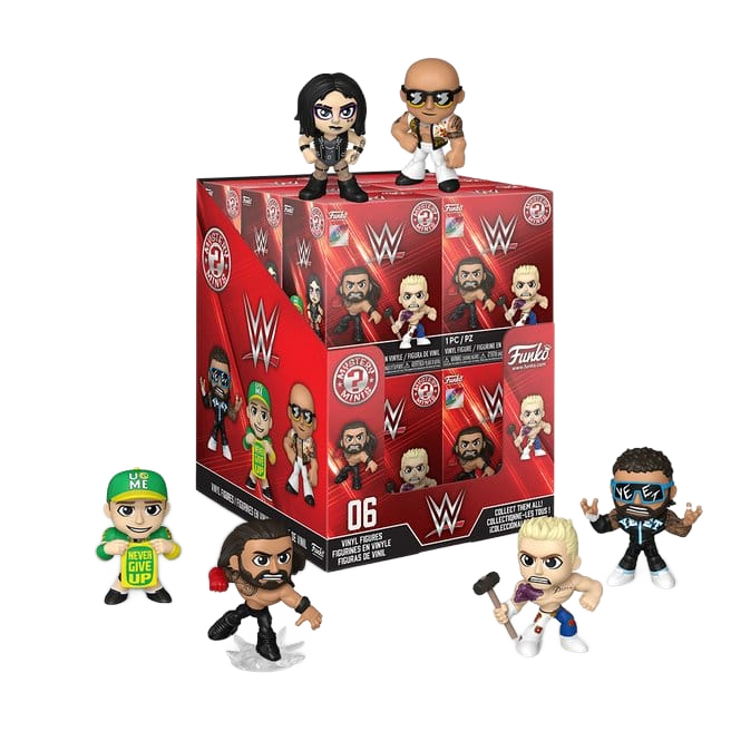 WWE Mini Figures PDQ 5 cm Display Box Qty 12 - Funko Blind Boxes, Mini Figures & Capsule Toys