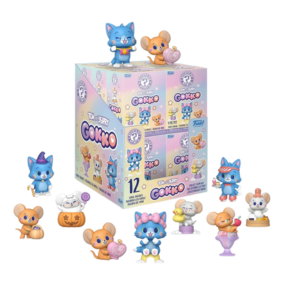 Tom & Jerry Gokko Mystery Mini Figures 5 cm Display Box Qty 12 - Funko Blind Boxes, Mini Figures & Capsule Toys