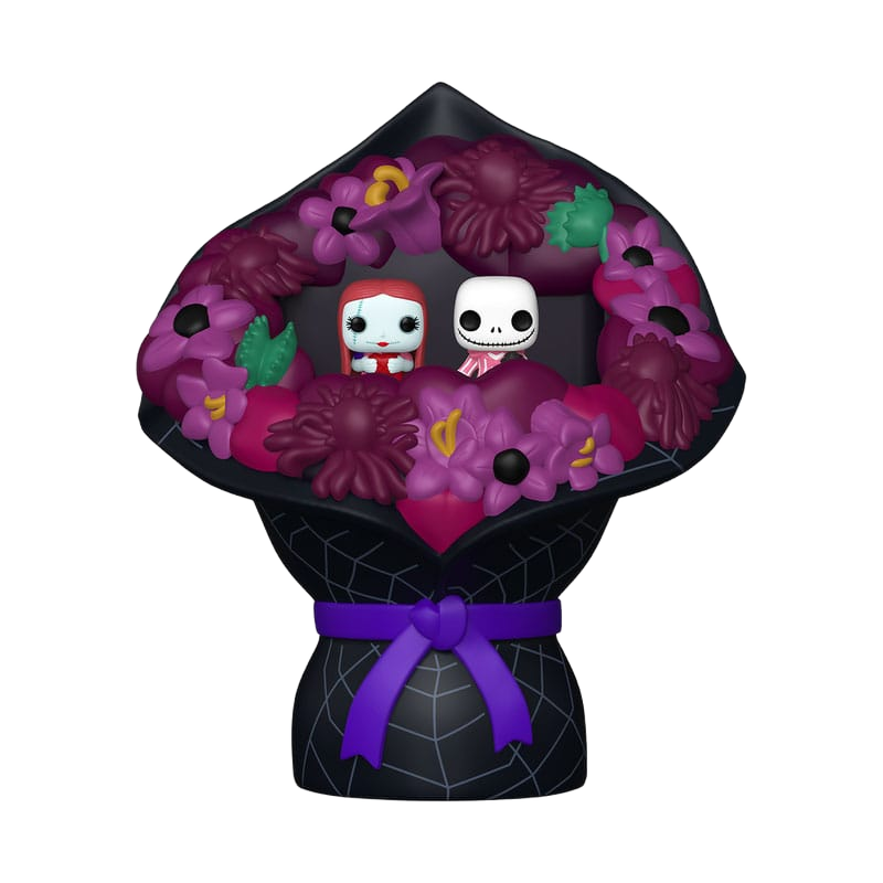 The Nightmare Before Christmas Bitty POP! Bouquet Vinyl Figure 2-Pack Sally & Jack Skellington (Valentine) 4 cm - Funko Pop! Figures