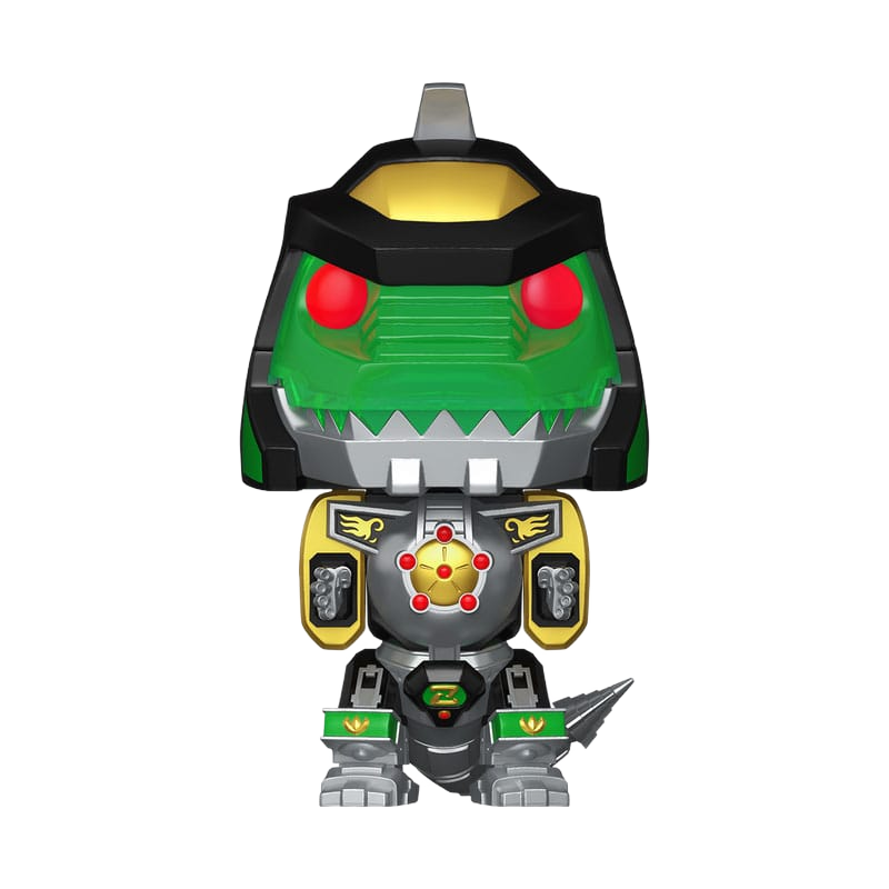Hasbro Bitty POP! Bots Figure PR- Dragon Zord w/GR Ranger 11,7 cm - Funko Mini Figures, Pop! Figures