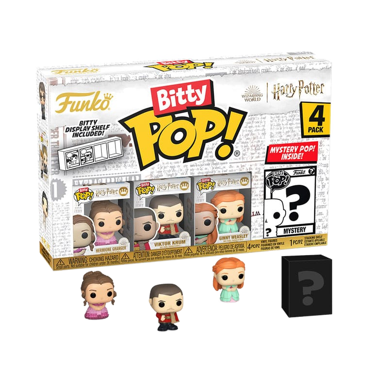 Harry Potter and the Goblet of Fire Bitty POP! Vinyl Figure 4-Pack Hermione 2,5 cm - Funko Mini Figures, Pop! Figures