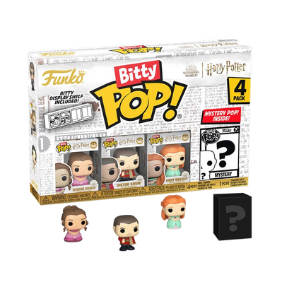 Harry Potter and the Goblet of Fire Bitty POP! Vinyl Figure 4-Pack Hermione 2,5 cm - Funko Mini Figures, Pop! Figures