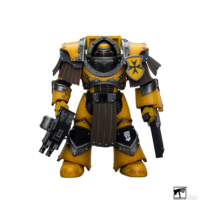 Warhammer The Horus Heresy Action Figure 1/18 Imperial Fists Legion Cataphractii Terminator Squad Legion Cataphractii with Chainfist 12 cm - Joy Toy (CN) Action Figures