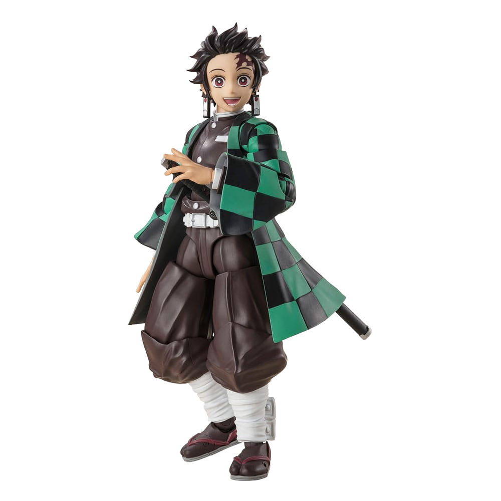 Demon Slayer: Kimetsu no Yaiba S.H. Figuarts Action Figure Tanjiro Kamado 14 cm - Bandai Tamashii Nations Action Figures