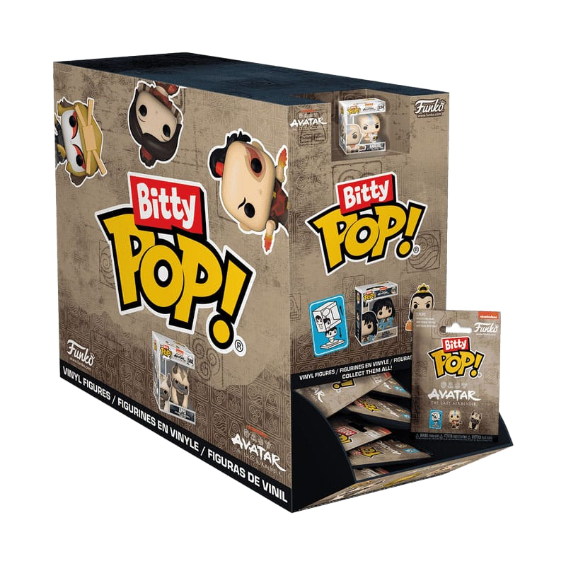 Avatar The Last Airbender Bitty POP! Vinyl Figure Display (32) PDQ 2,5 cm - Funko Mini Figures, Pop! Figures