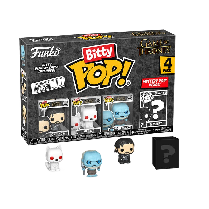Game of Thrones Bitty POP! Vinyl Figure 4-Pack Jon Snow 2,5 cm - Funko Mini Figures, Pop! Figures