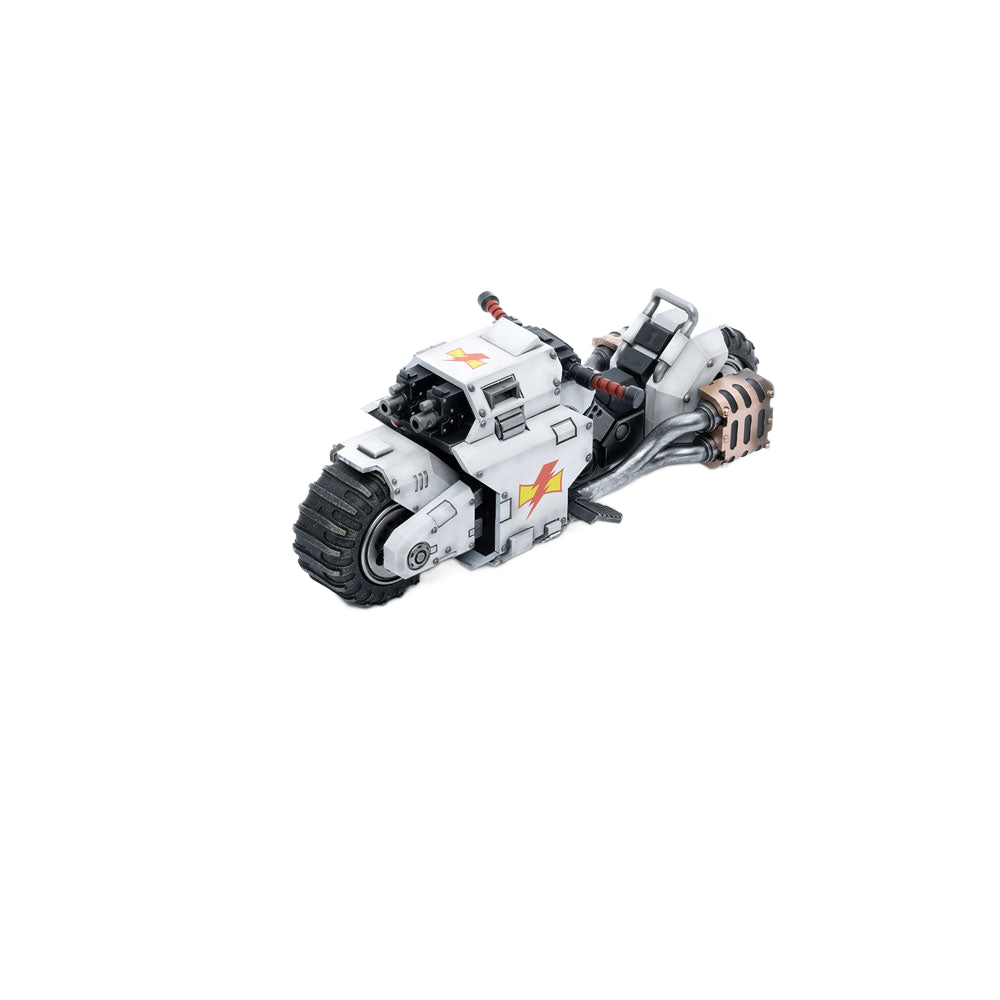 Warhammer 40k Vehicle 1/18 White Scars Raider-pattern Combat Bike 22 cm - Joy Toy Action Figures