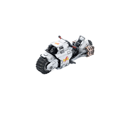 Warhammer 40k Vehicle 1/18 White Scars Raider-pattern Combat Bike 22 cm - Joy Toy Action Figures