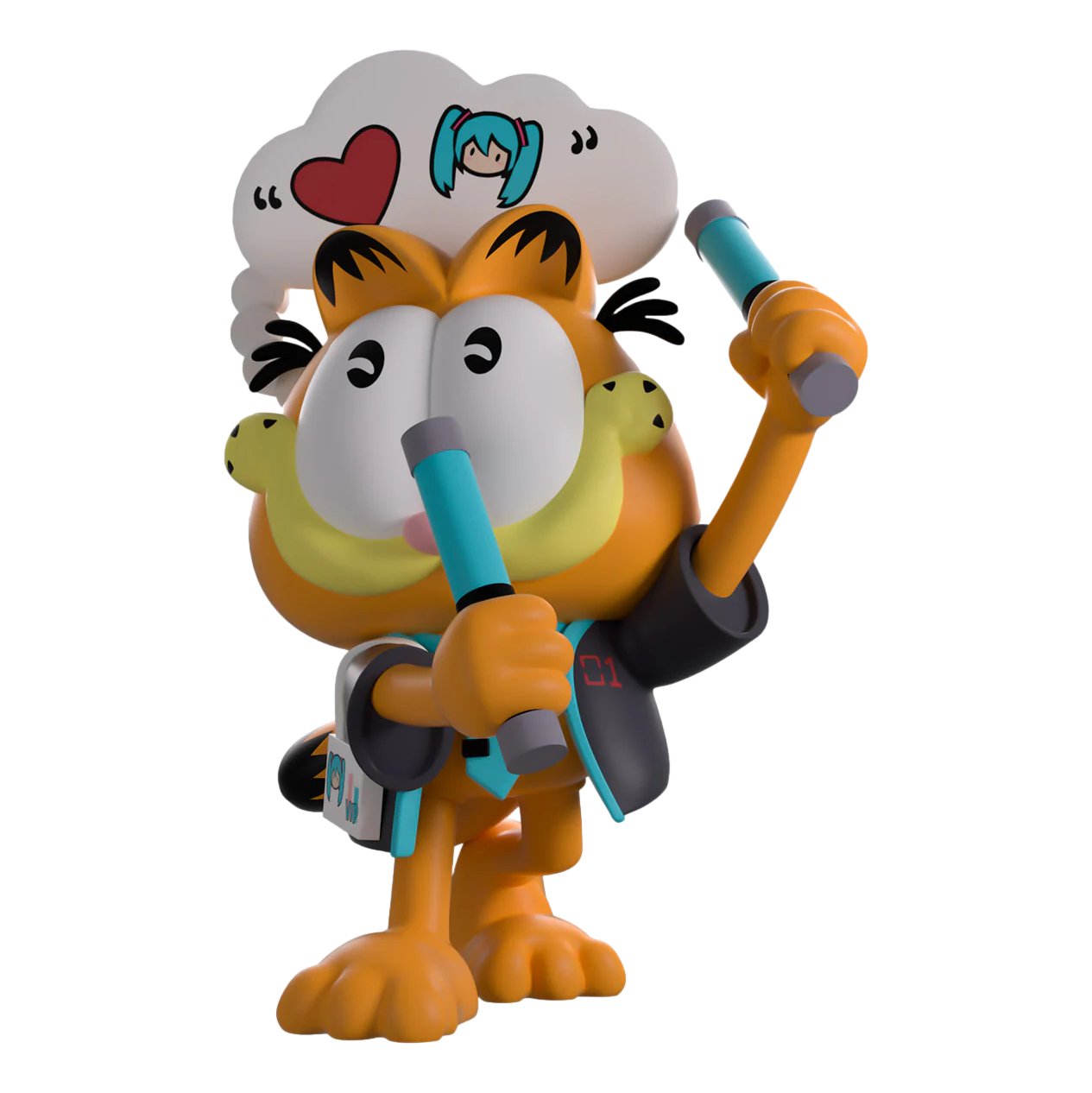 Garfield: Hatsune Miku Concert Garfield: Vinyl Figure - YouTooz Vinyl Figure