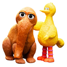 Sesame Street ReAction Action Figures 2-Pack Big Bird and Mr. Snuffleupagus - Super7 Action Figures