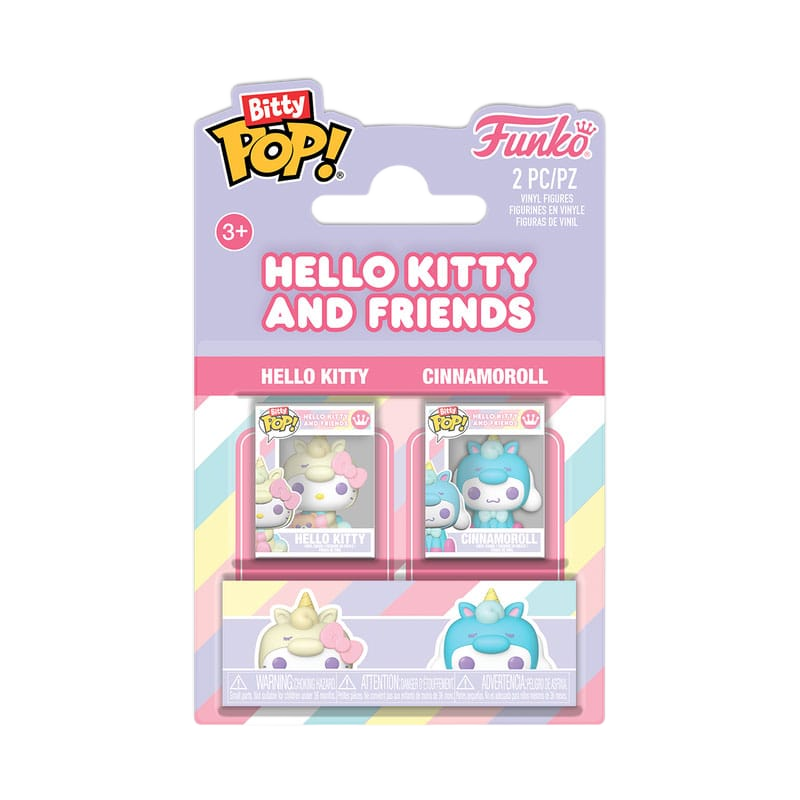Hello Kitty Bitty POP! Vinyl Figure 2-Pack HK & Cinnamonroll 2,5 cm - Funko Pop! Figures