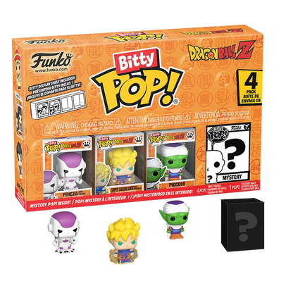 Dragon Ball Bitty POP! Vinyl Figure 4-Pack Series 4 2,5 cm - Funko Mini Figures, Pop! Figures