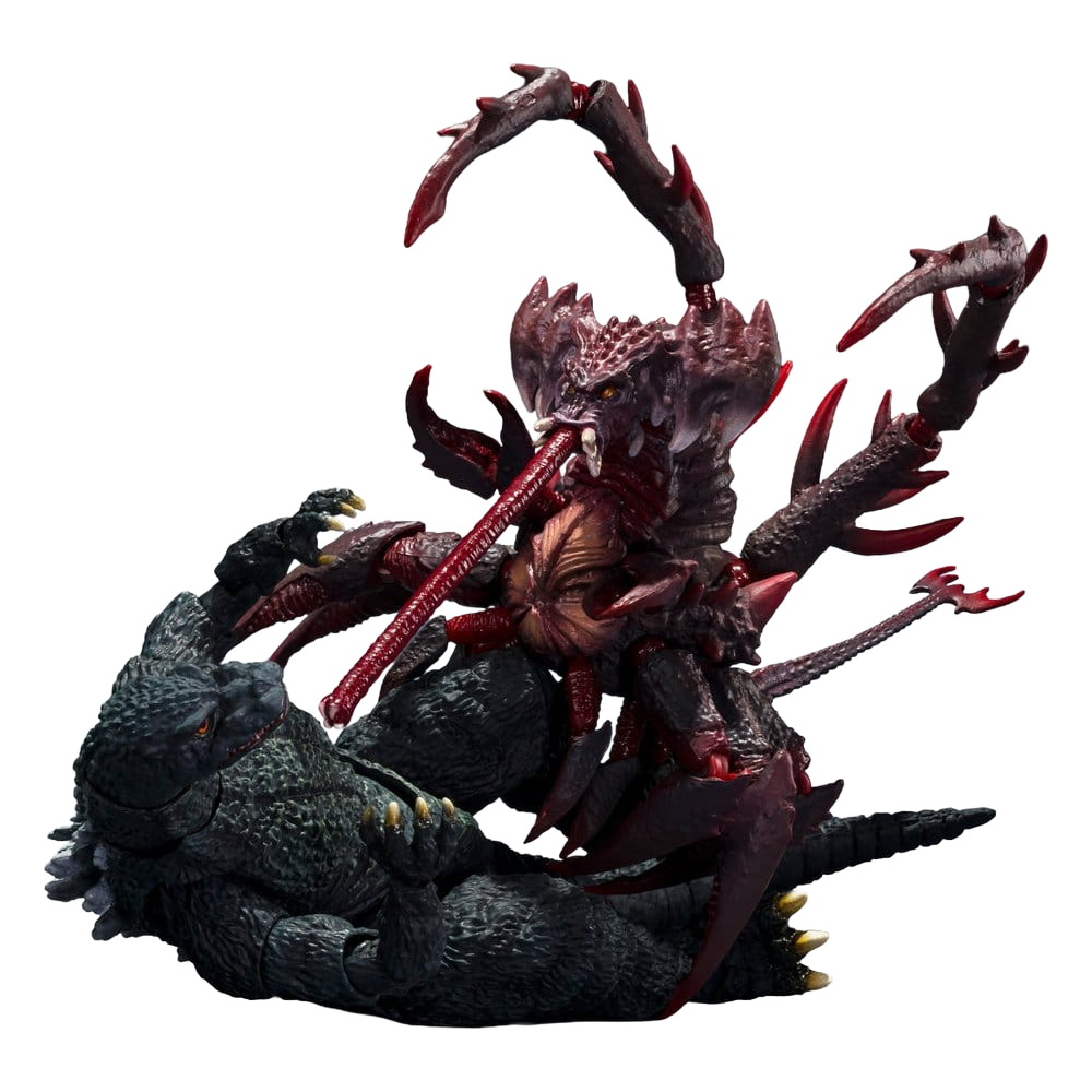 Godzilla vs. Destroyah S.H.MonsterArts Action Figure Godzilla Jr & Destoroyah Evolution Set - Bandai Tamashii Nations Action Figures