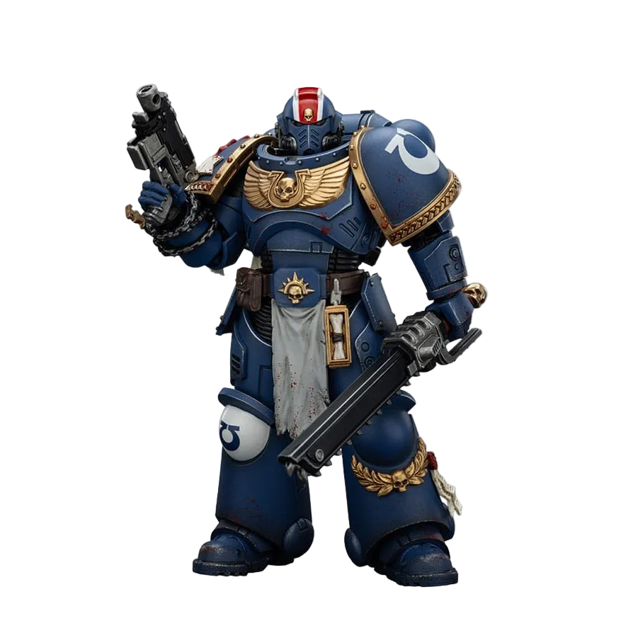 Warhammer 40,000: Space Marine 2 Action Figure Ultramarines Lieutenant Titus Collectors Edition 13 cm - Joy Toy Action Figures