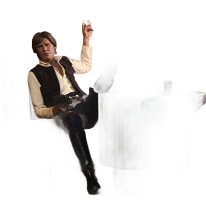 Star Wars Episode IV Mixed Media Premium Format Figure Han Solo: Sorry About the Mess 32 cm - Sideshow Collectibles Statues