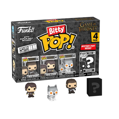 Game of Thrones Bitty POP! Vinyl Figure 4-Pack Ned Stark 2,5 cm - Funko Mini Figures, Pop! Figures