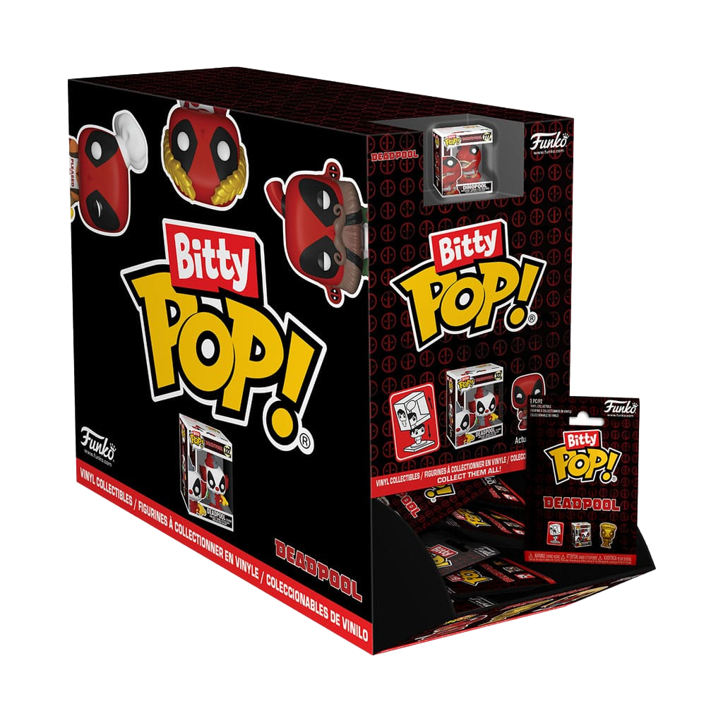 Deadpool Bitty POP! Vinyl Figure Display (32) PDQ 2,5 cm - Funko Pop! Figures