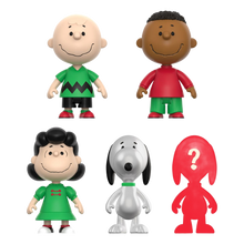 Peanuts ReAction Action Figures Wave 08 Holiday Blind Box Display Box Qty 12 - Super7 Action Figures, Blind Boxes