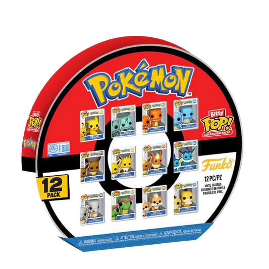 Pokemon Bitty POP! Vinyl Figure Multipack 2,5 cm Display (12) - Funko Pop! Figures